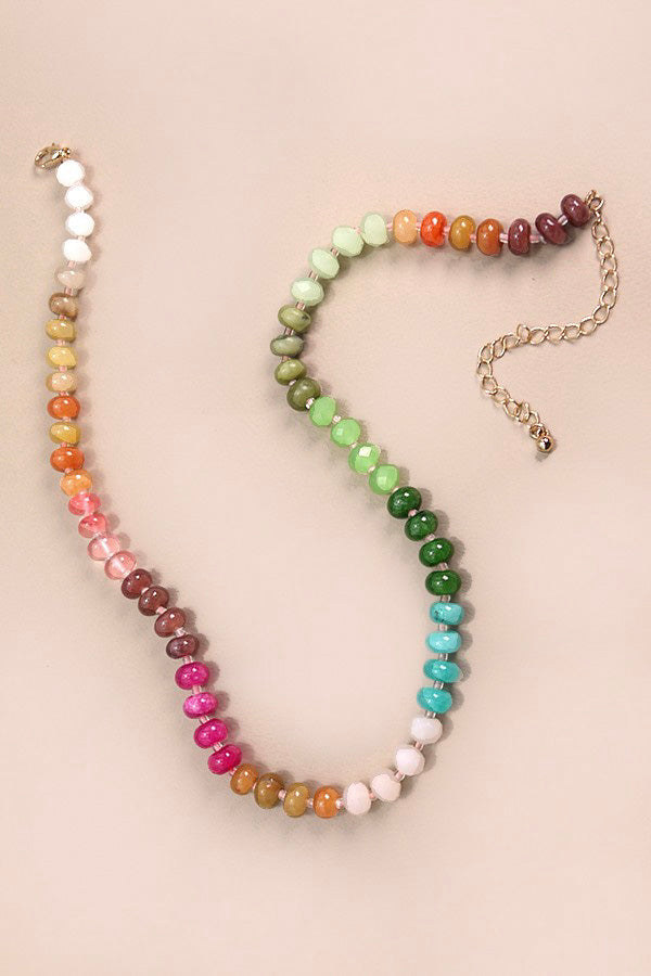 Color Cascade necklace