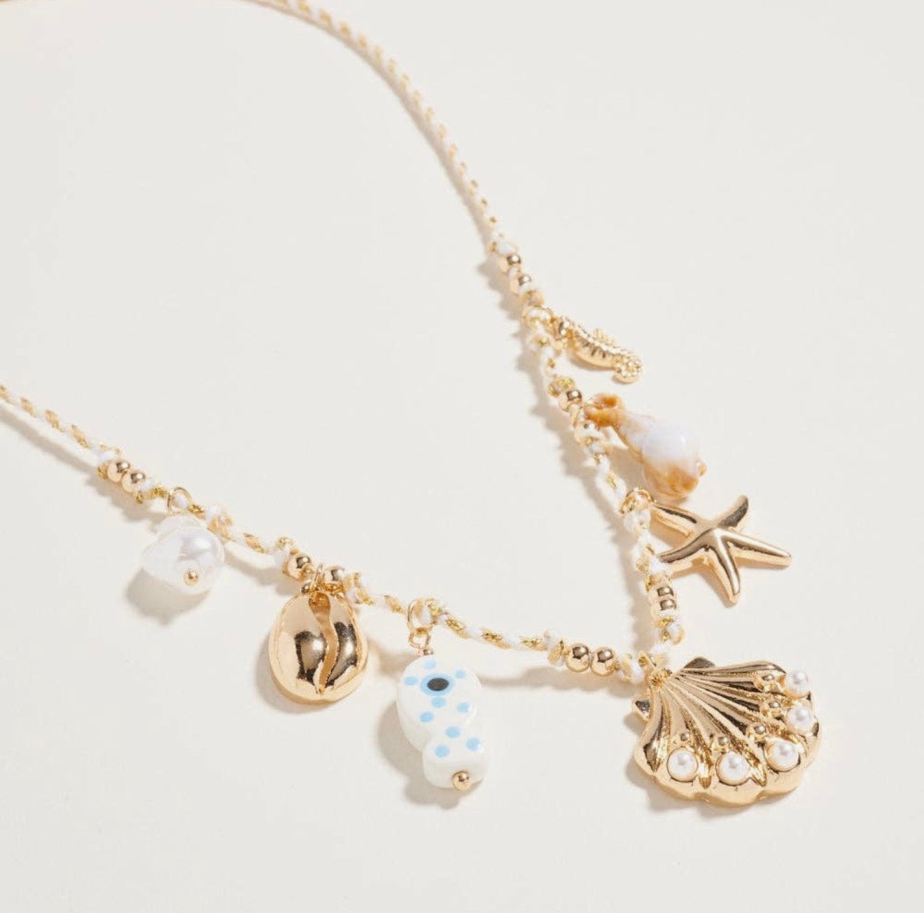 Sea Life charm necklace