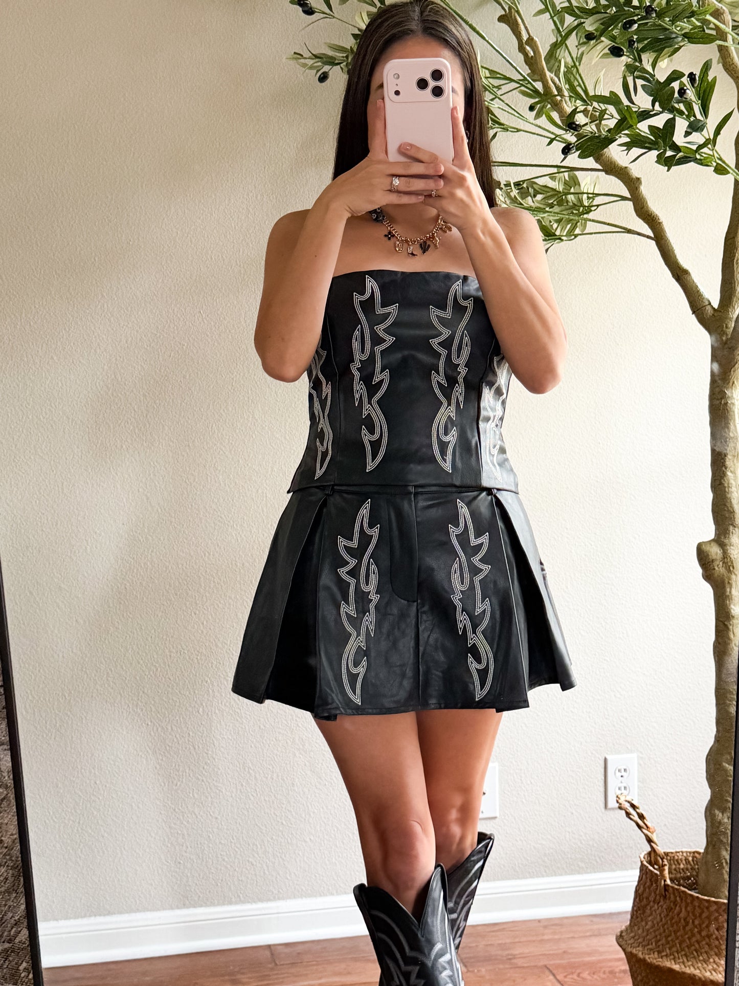 lone star leather set