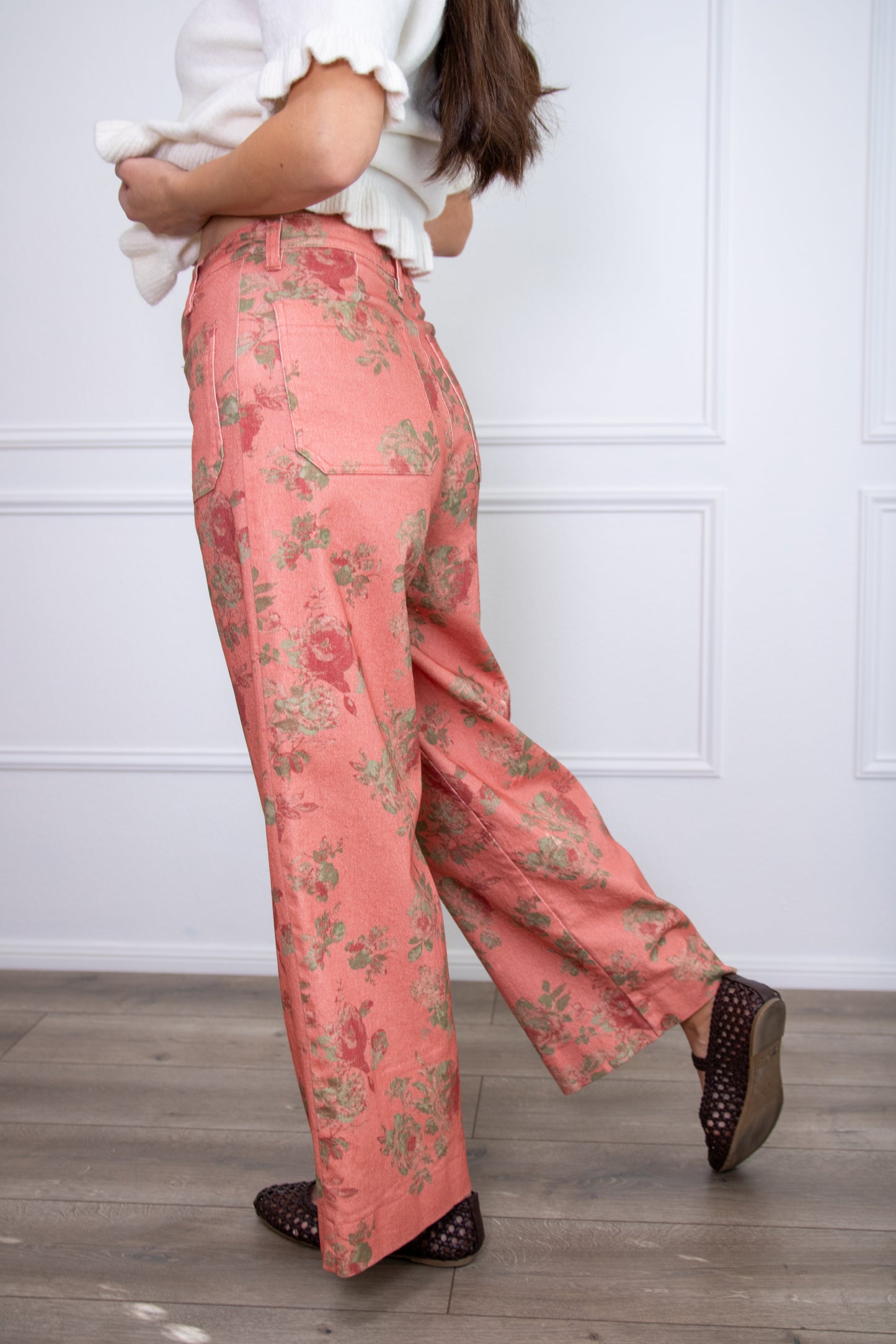 Pink Petals Pants