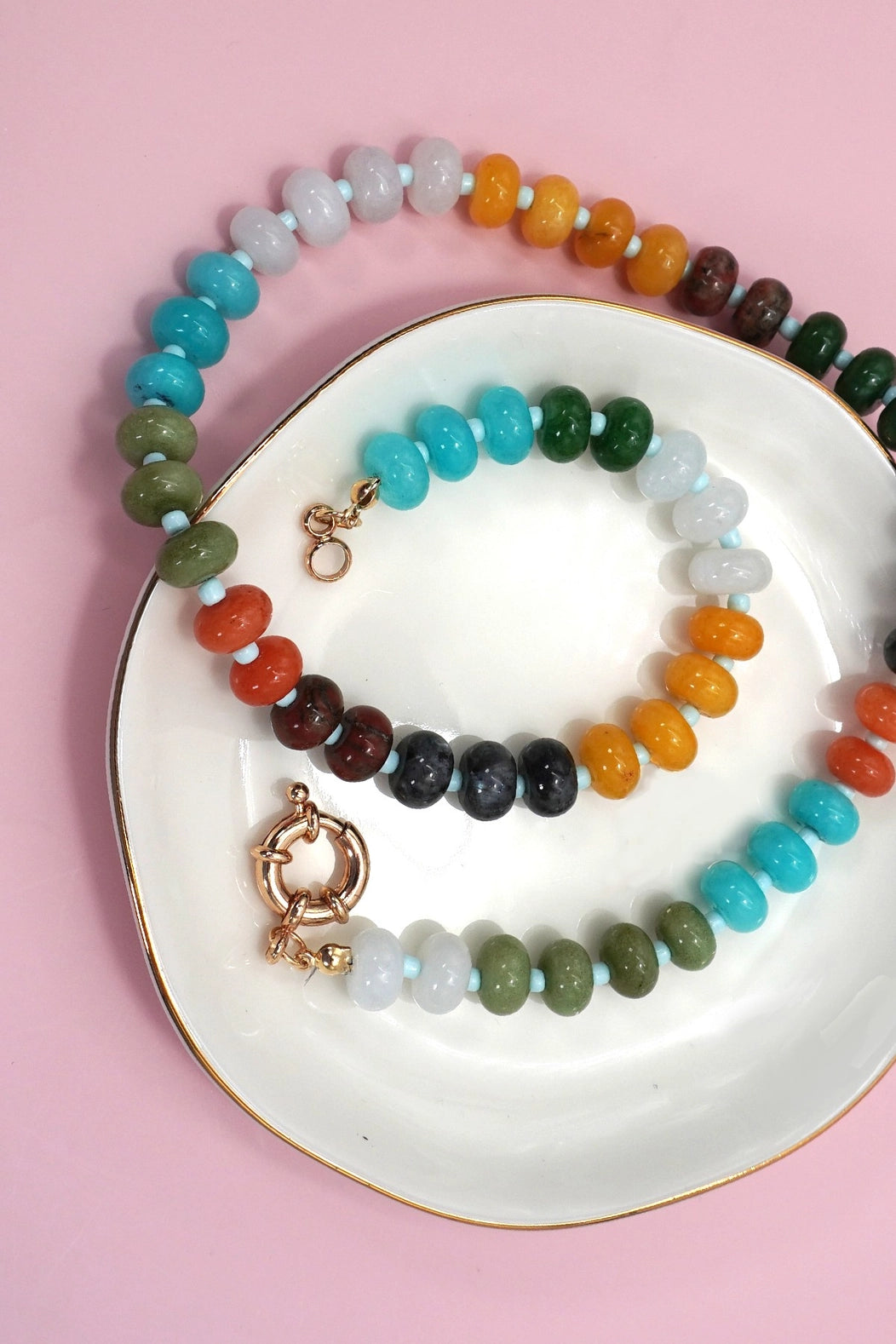 Color Cascade necklace
