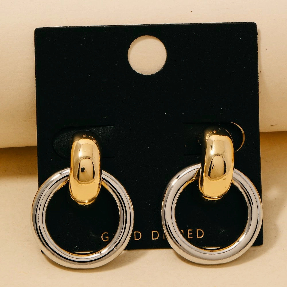 Silver & Gold Earrings