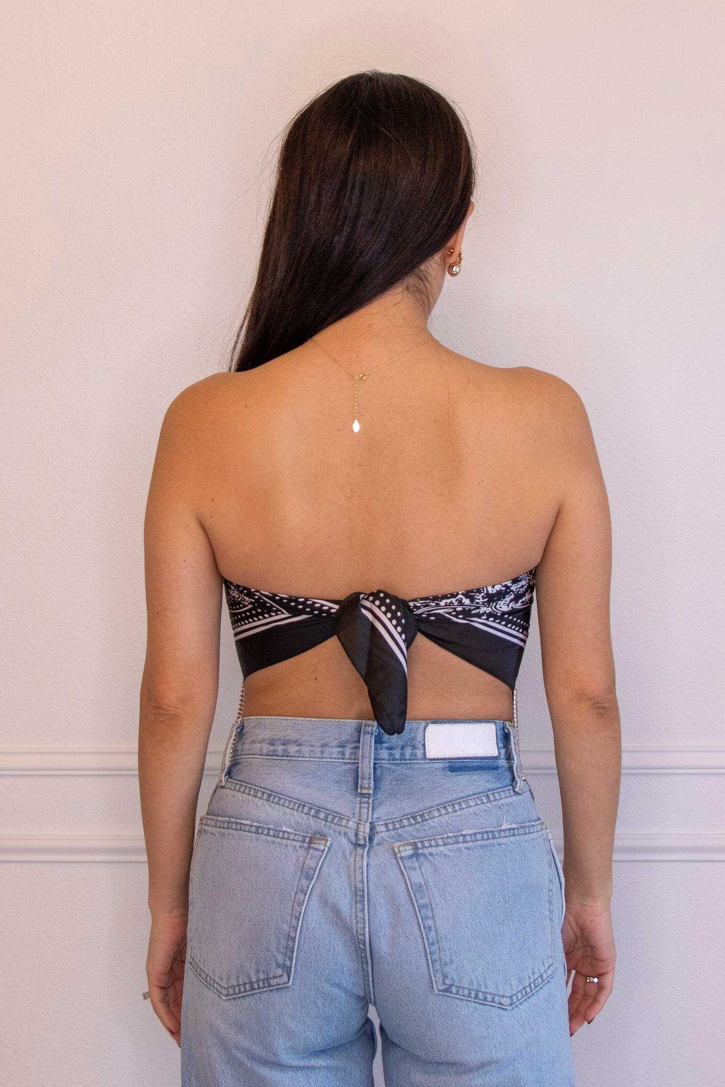 Spur & Shine scarf top