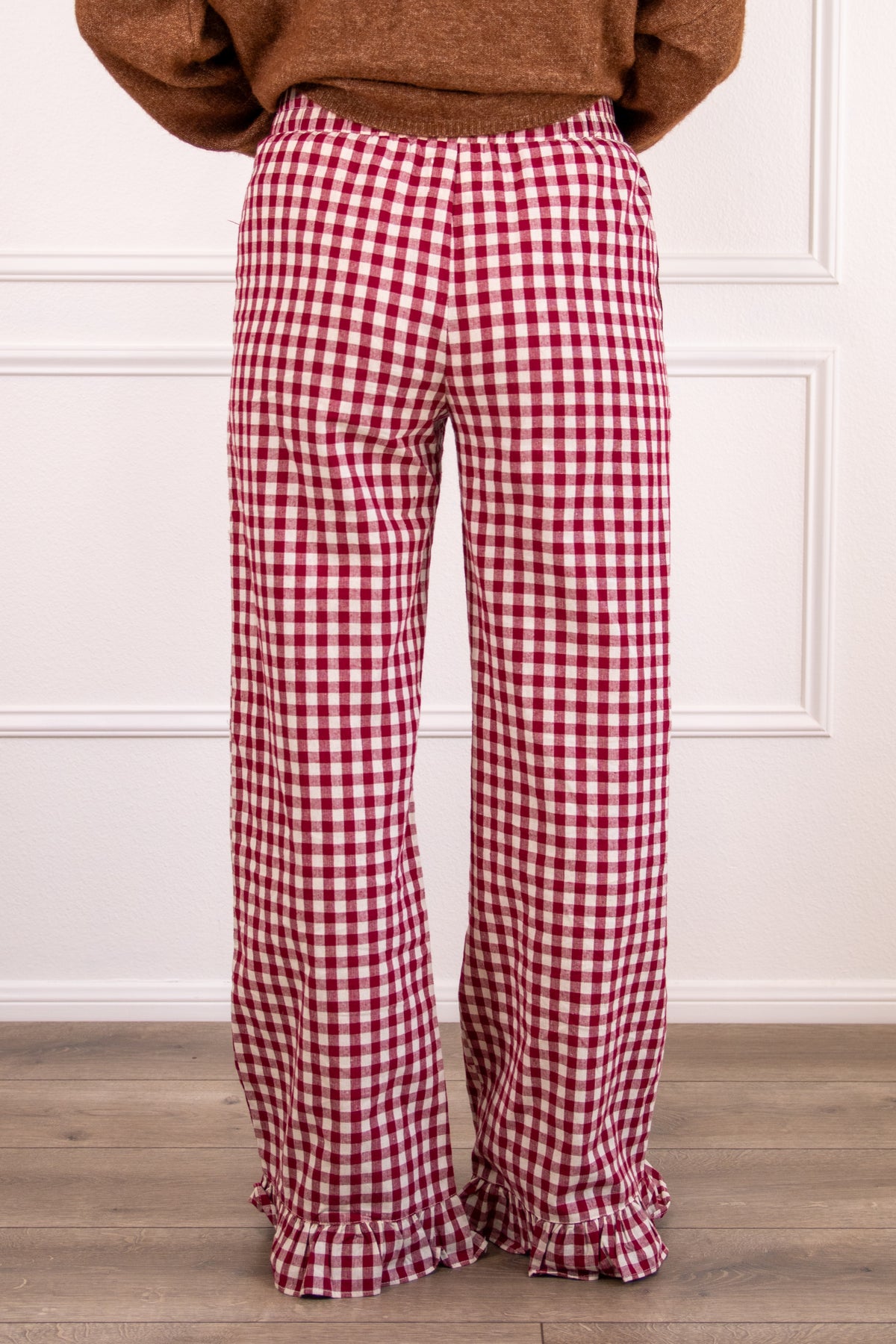 Berry Check Pants