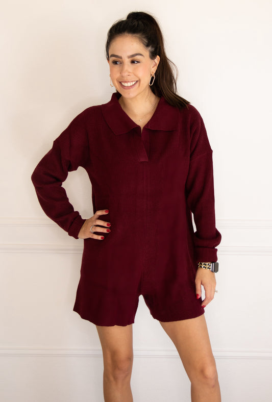 Wine Down Romper