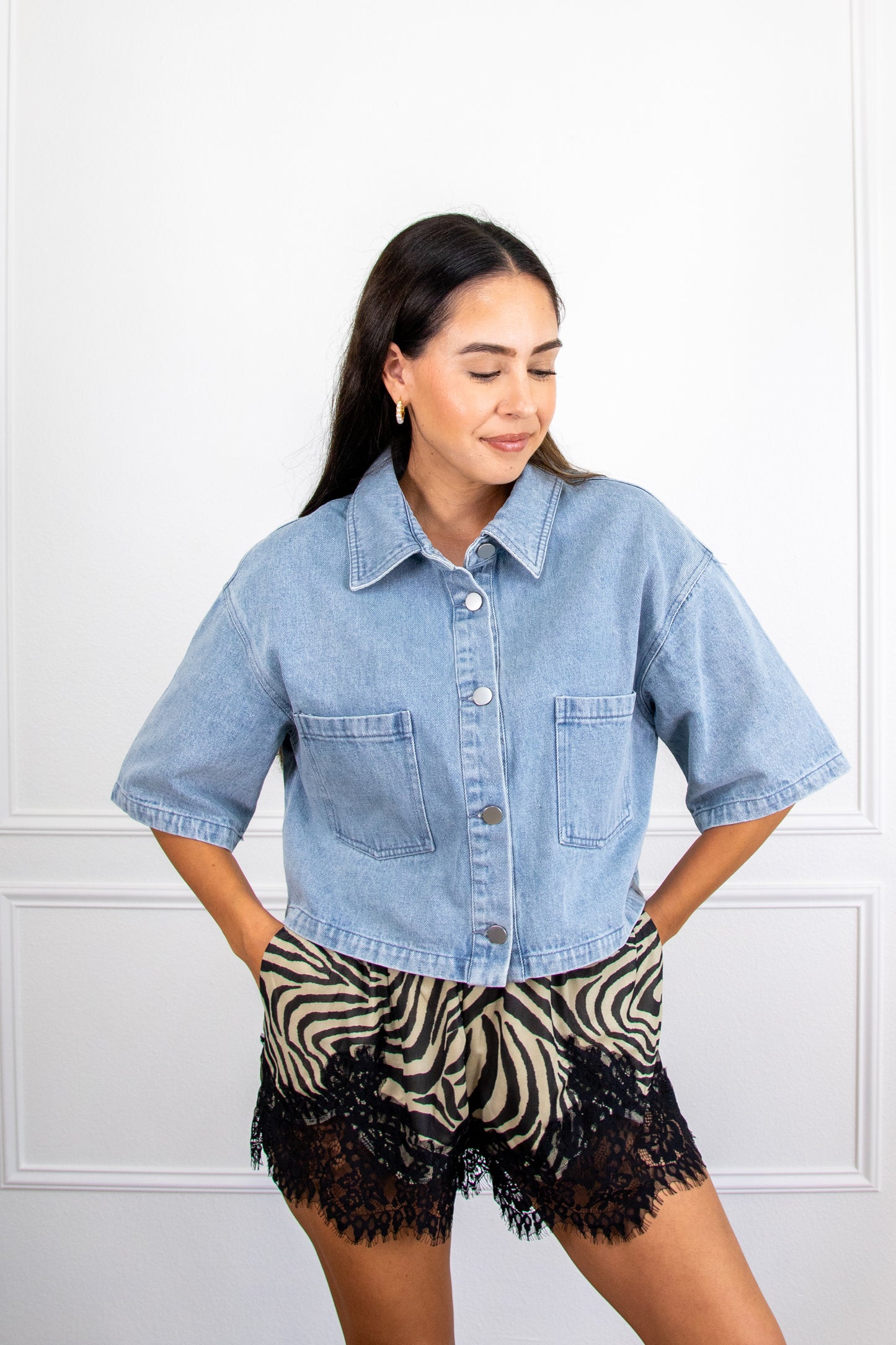 Darlin Denim Top