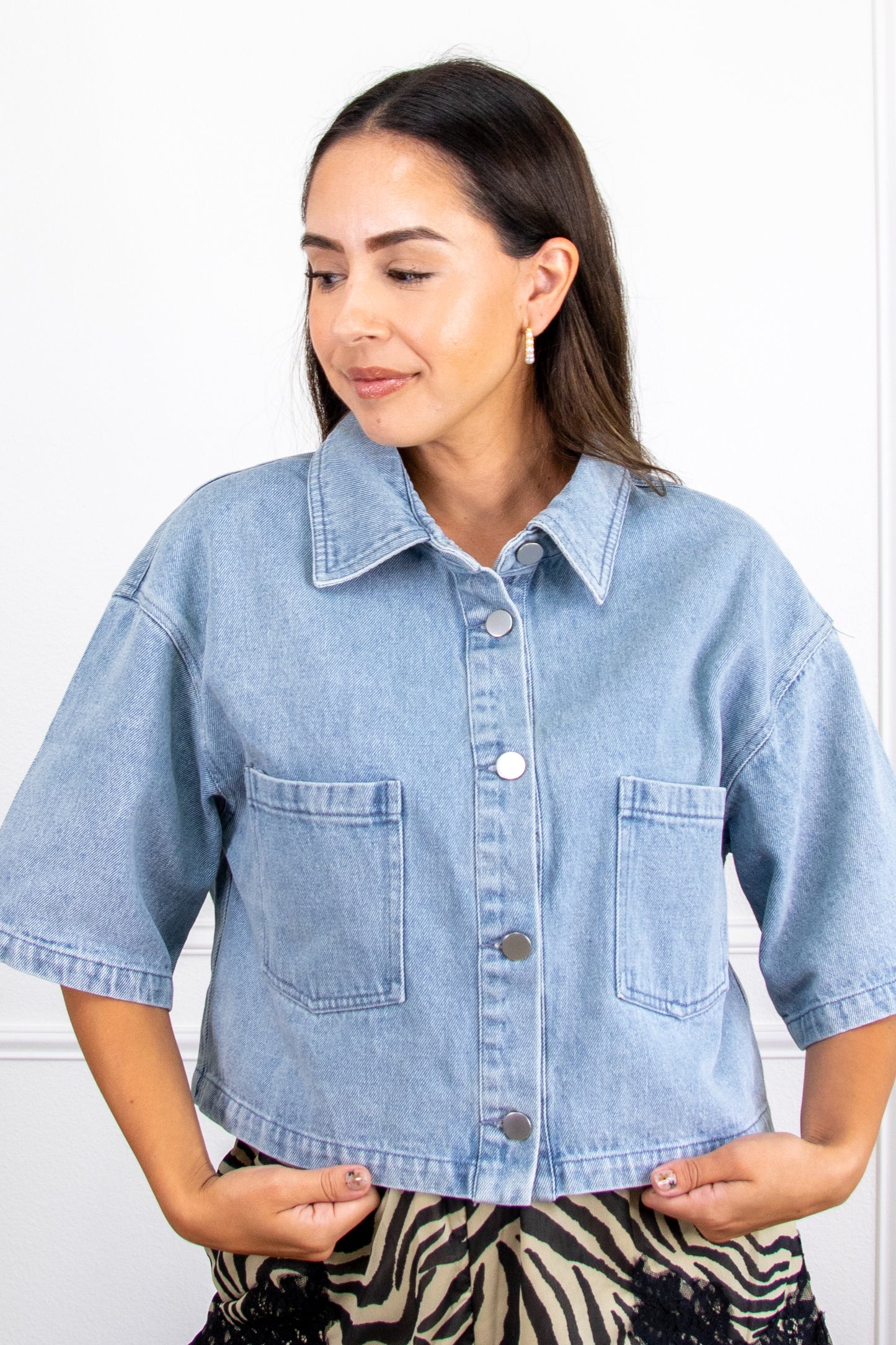 Darlin Denim Top