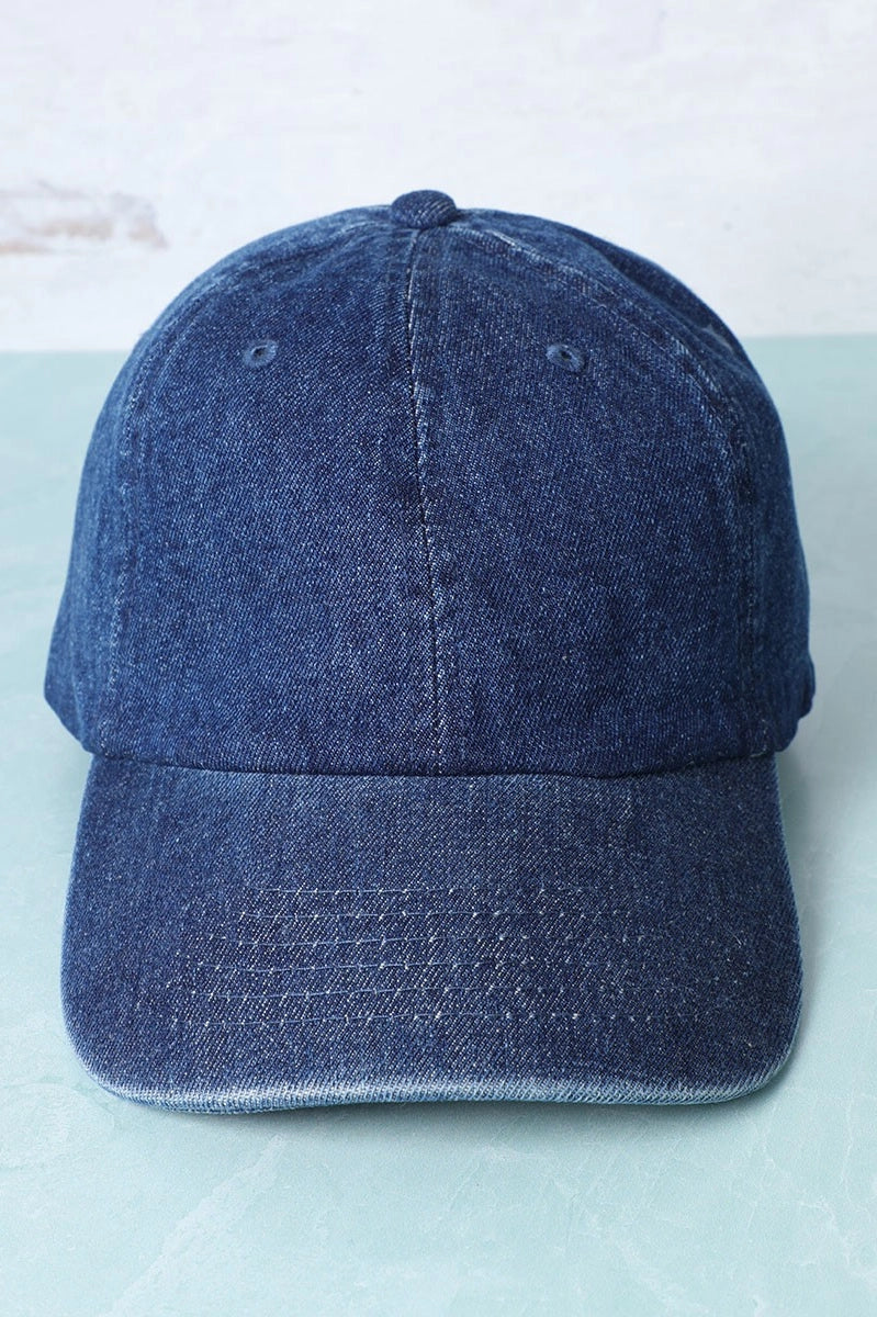 Dark Denim Hat