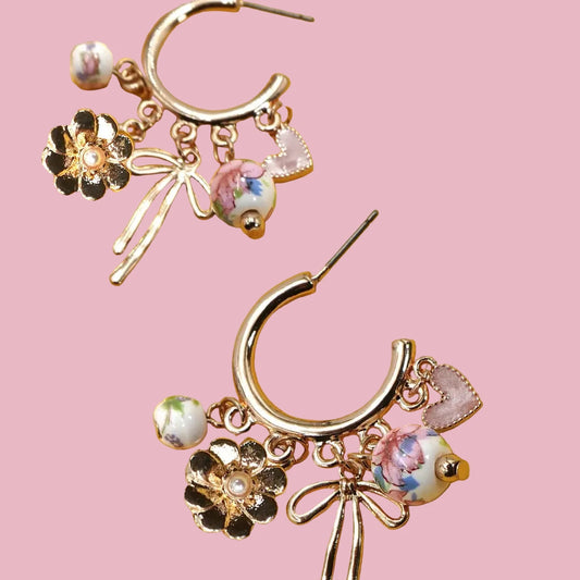 Charm Bow Earrings