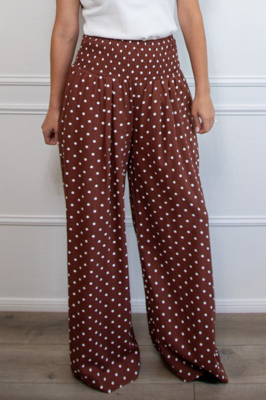 Espresso Dot Pants