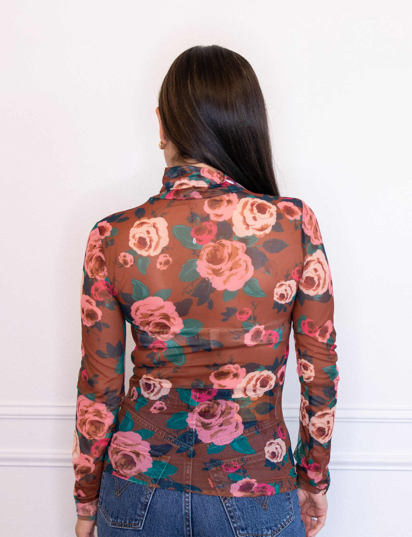 Mocha Rose Top