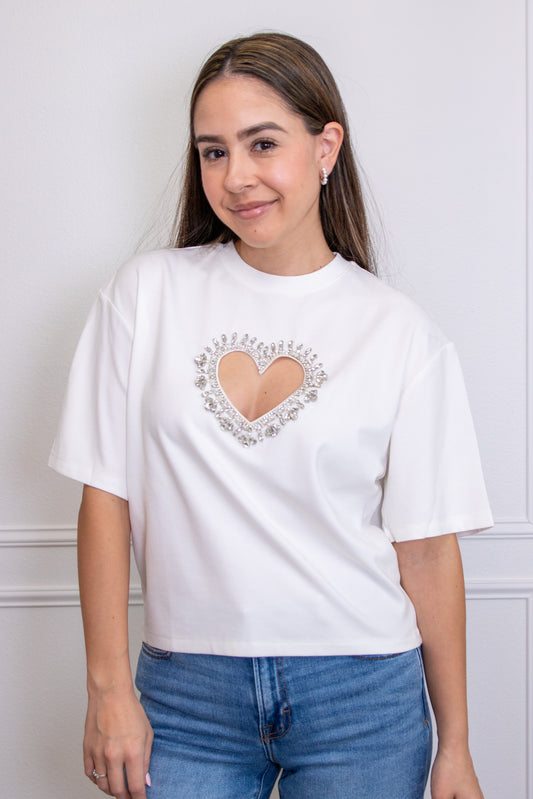 Shimmering Heart Tee