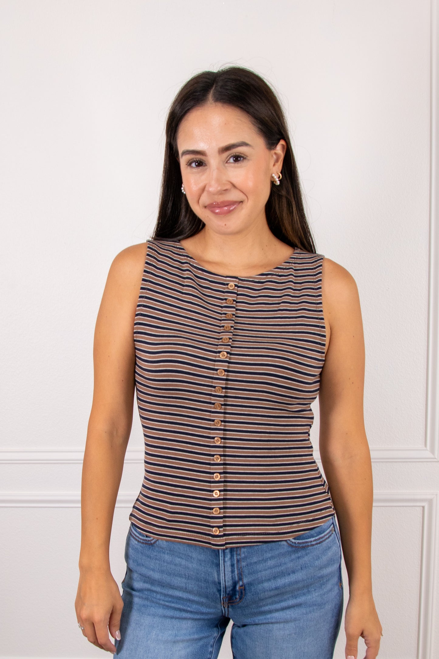 Toasted Stripe Tank