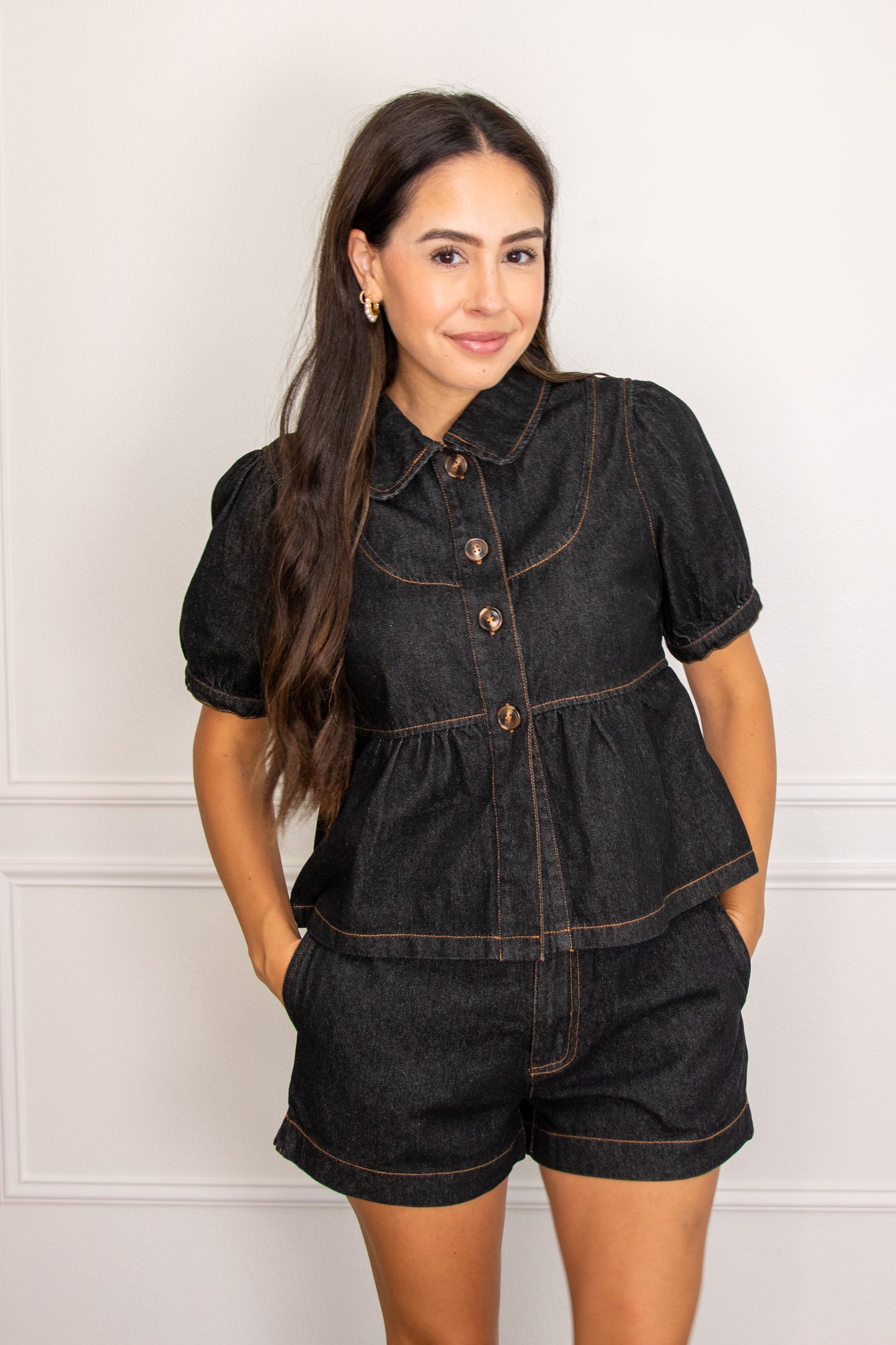 Double Down Denim Set