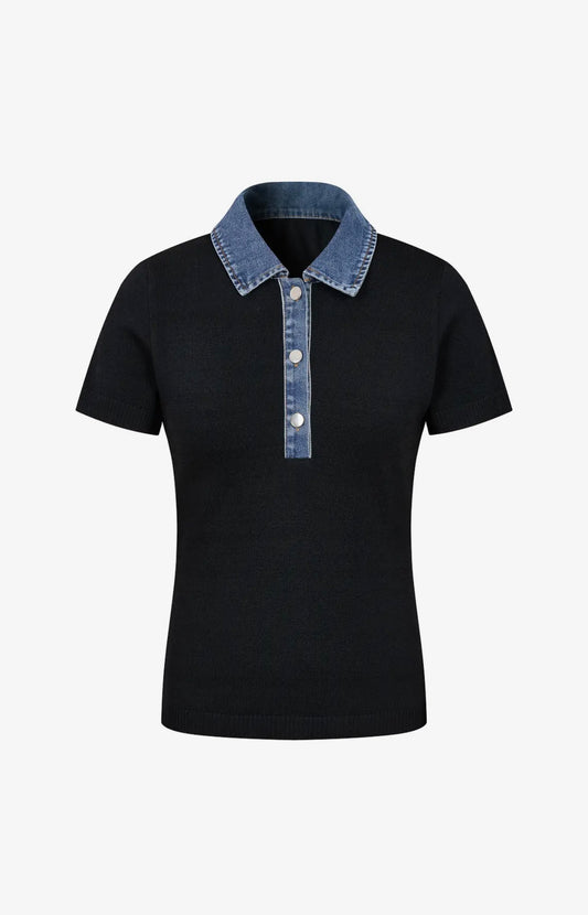 Denim Deadlines Top
