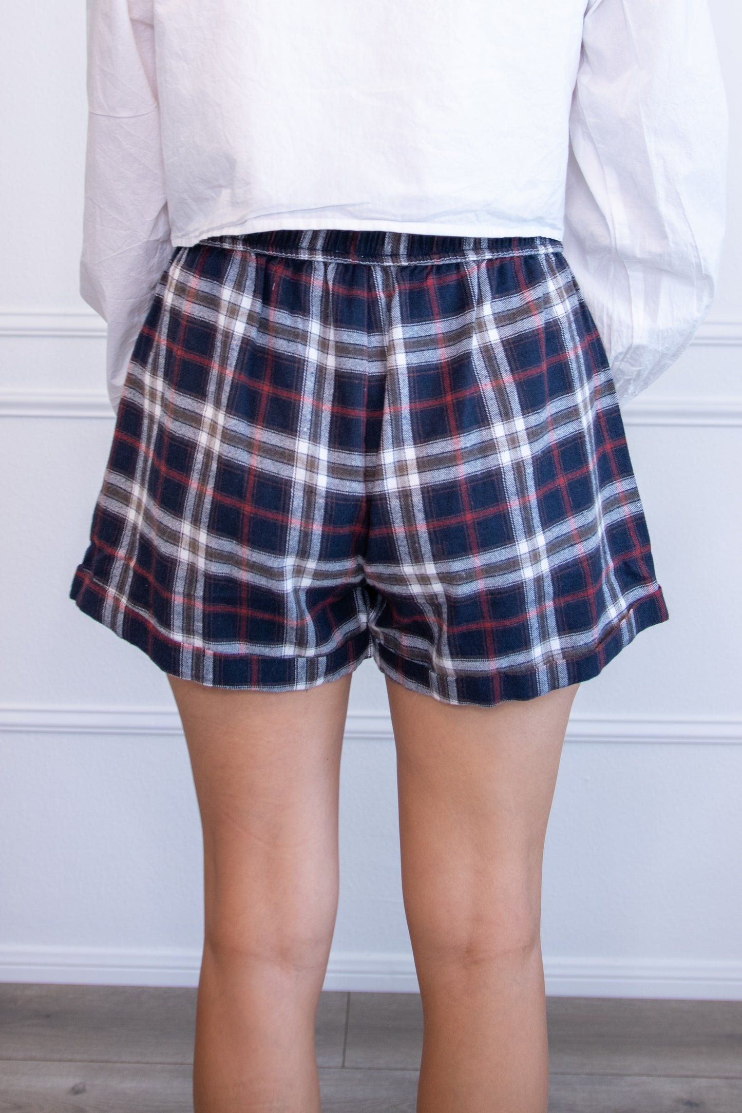 Fall Flannel Boxer Shorts