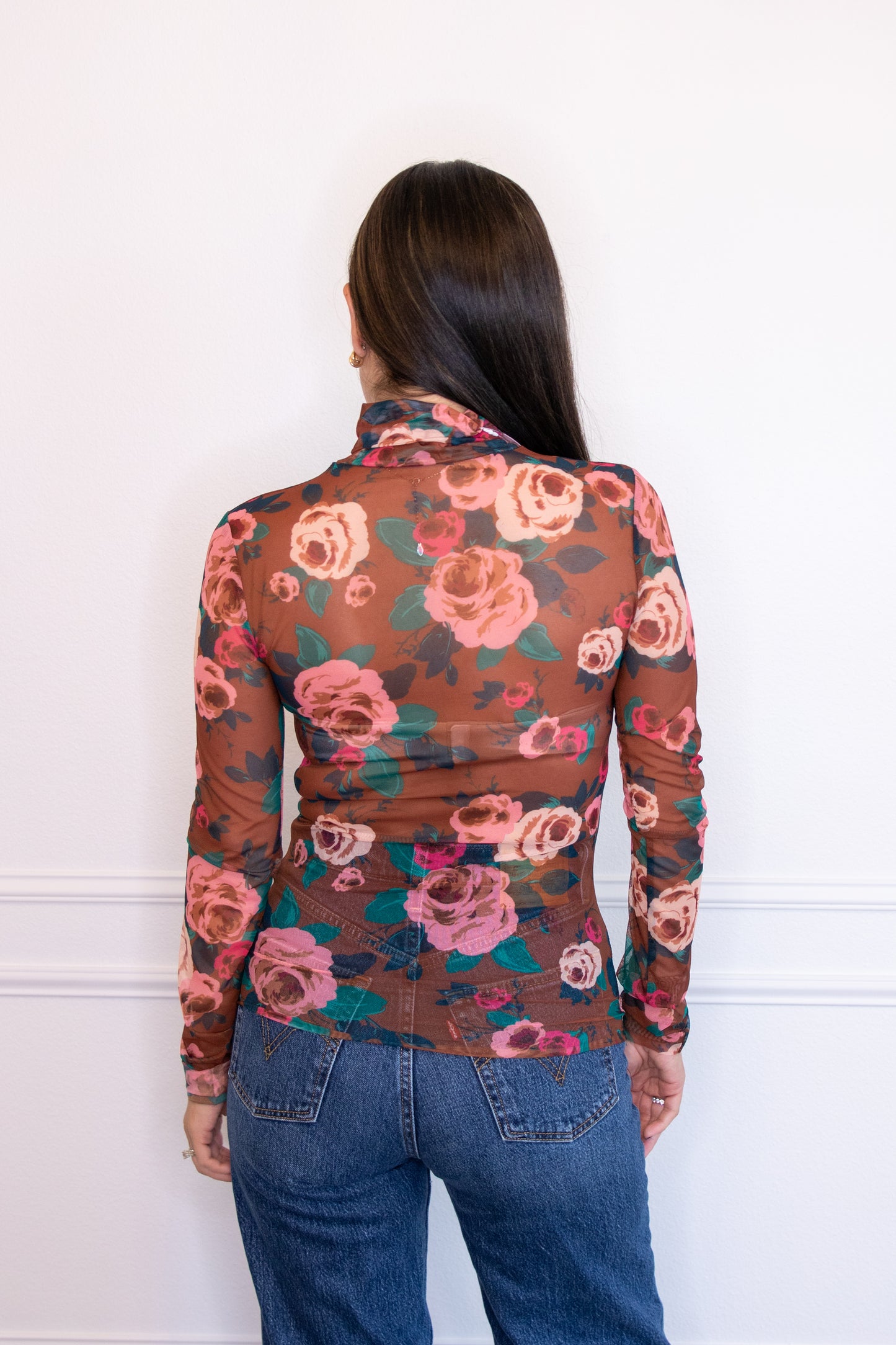 Mocha Rose Top