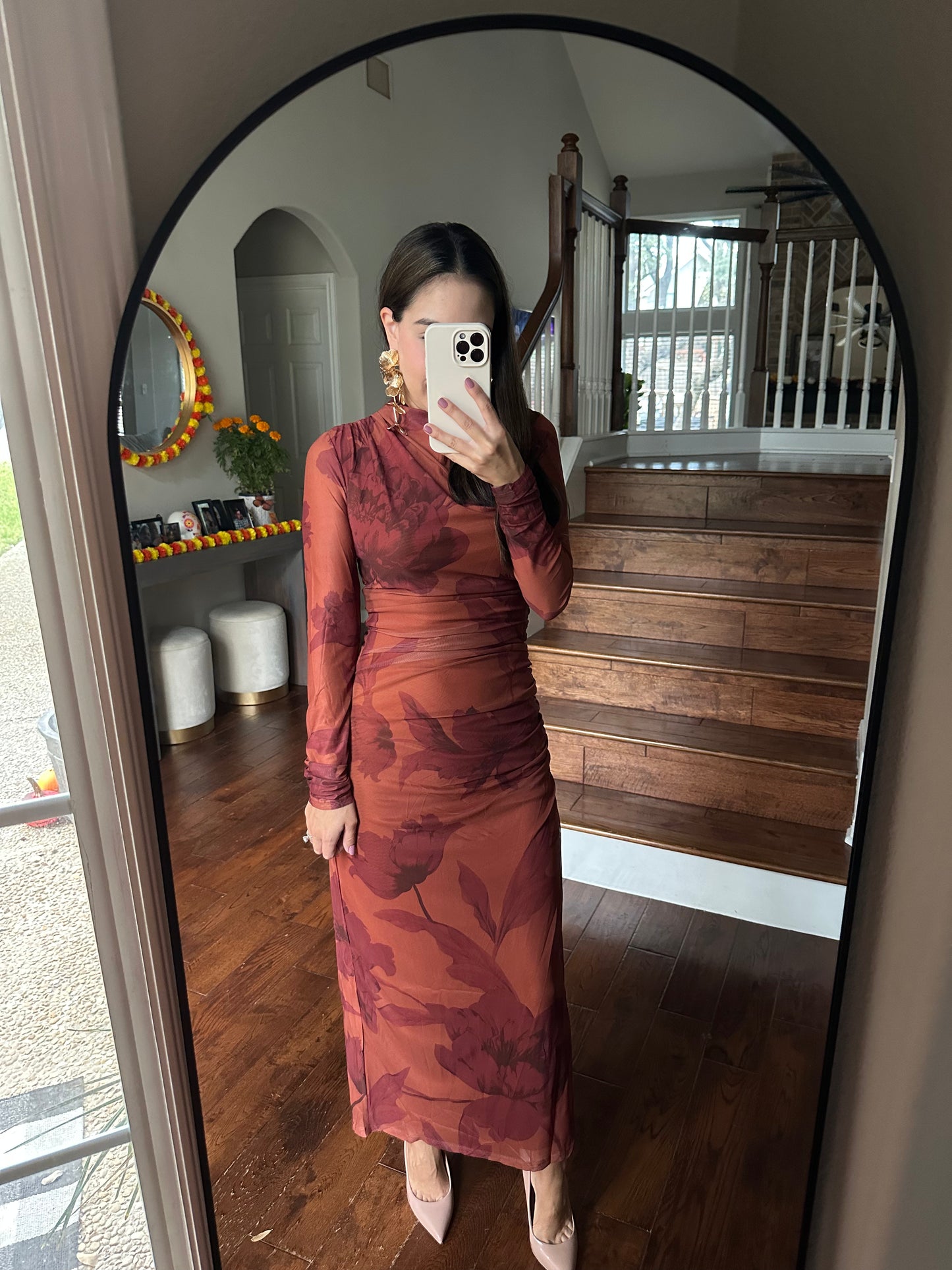 Brownstone Blooms Dress