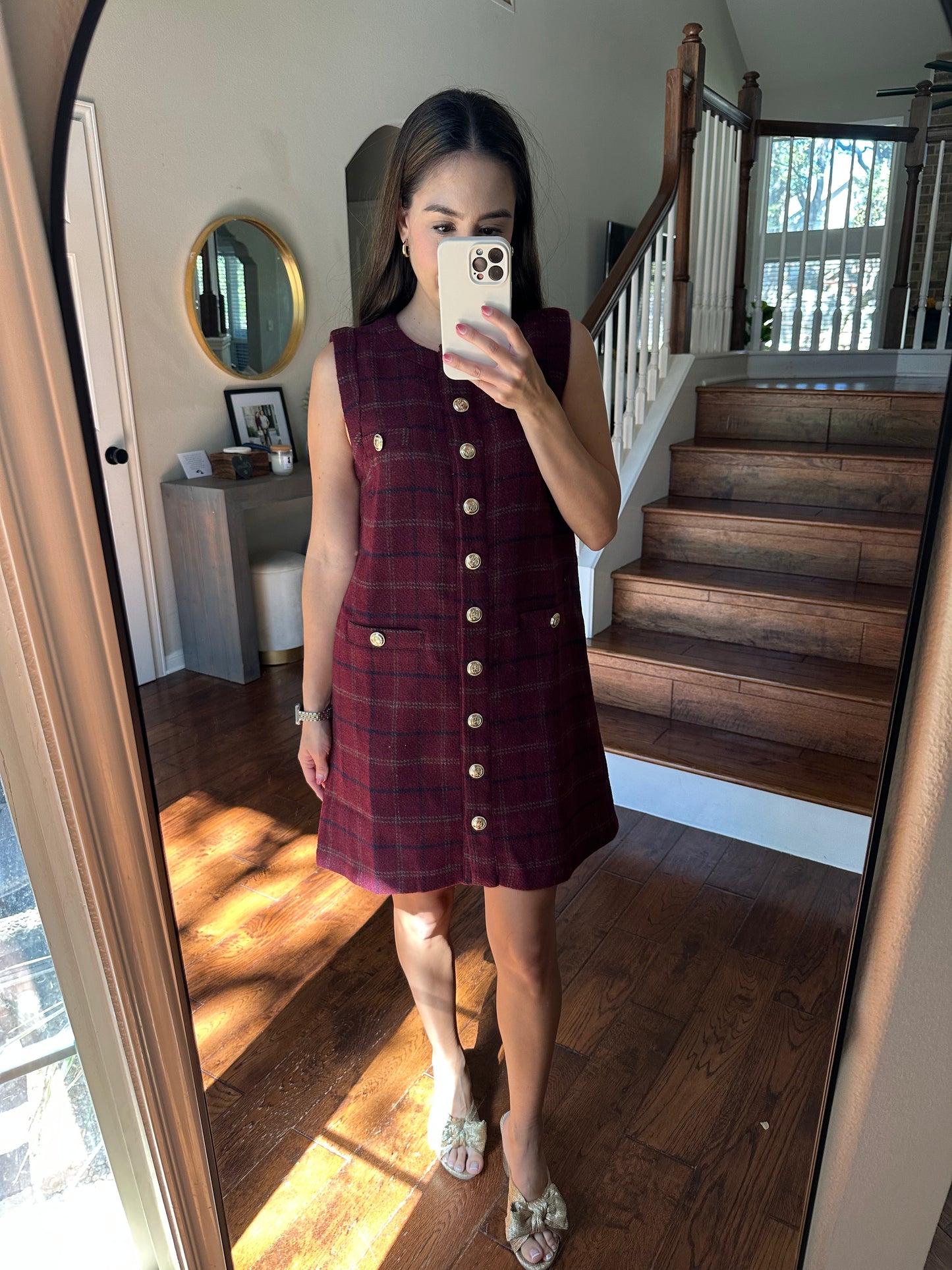Burgundy Blessings Dress