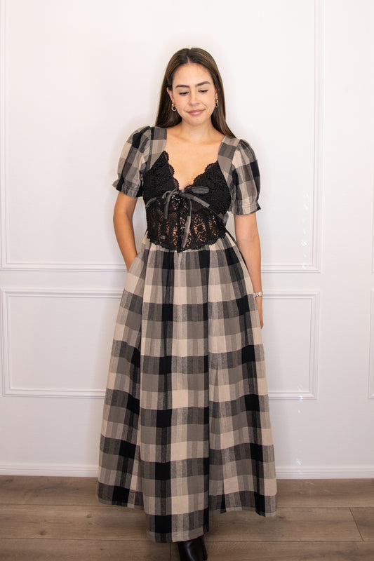 Checkered Charm Dress