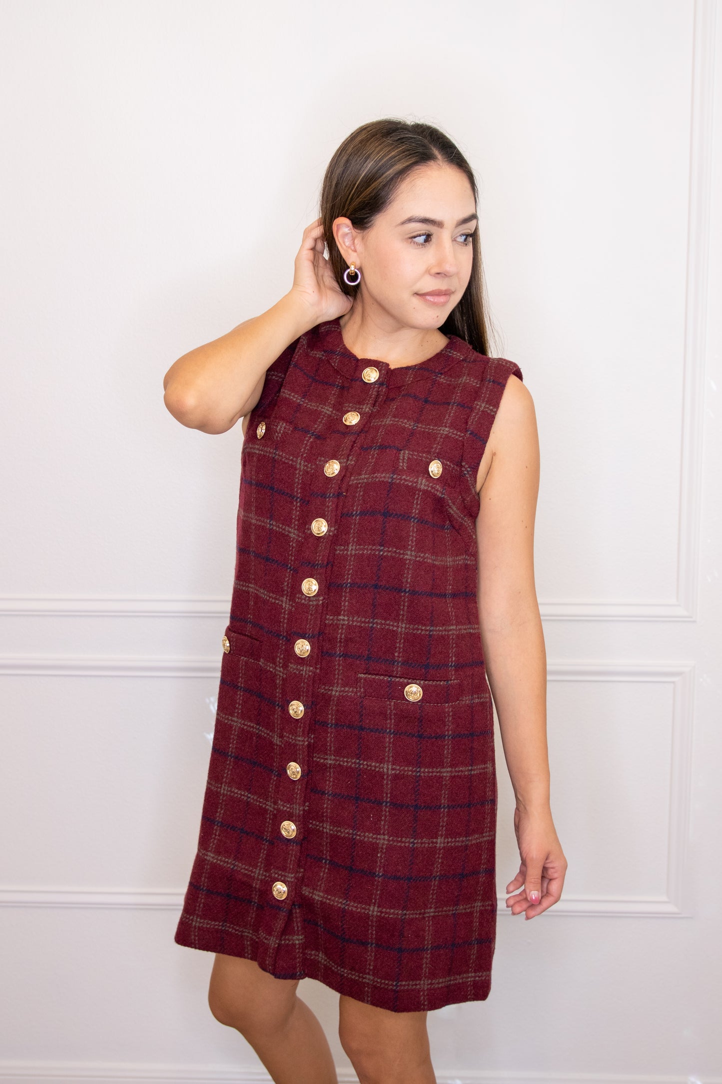 Burgundy Blessings Dress