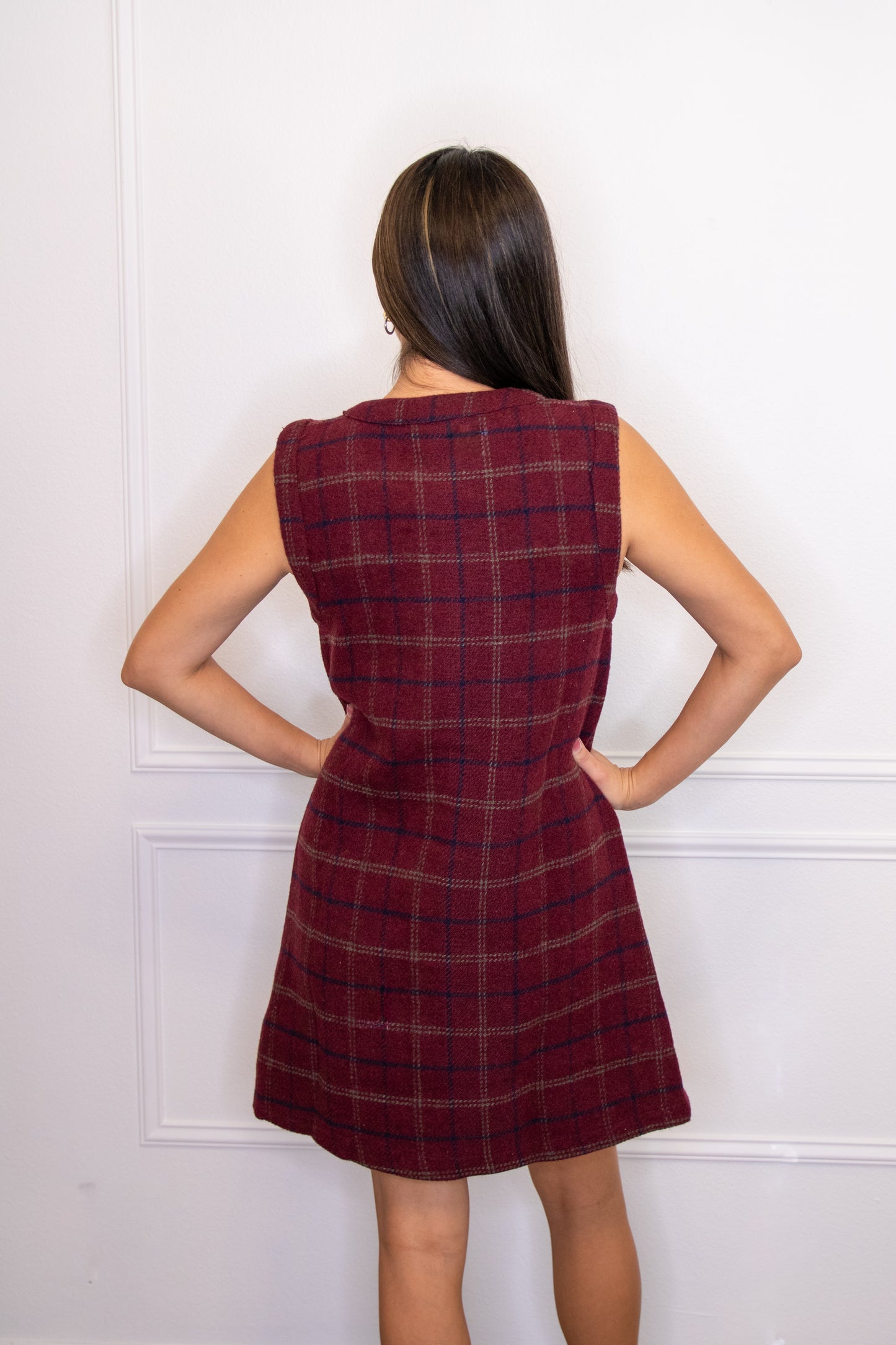 Burgundy Blessings Dress