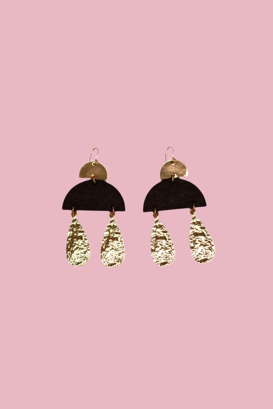 Gold Tears earrings