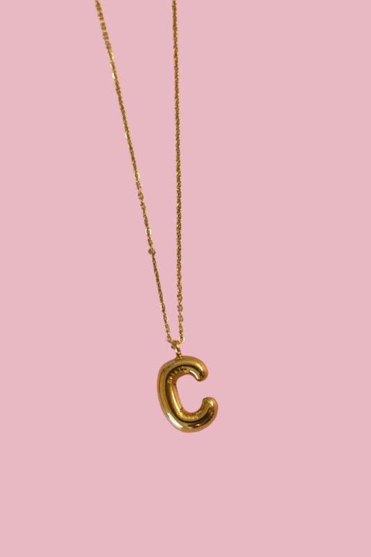 Bubble Letter Necklace