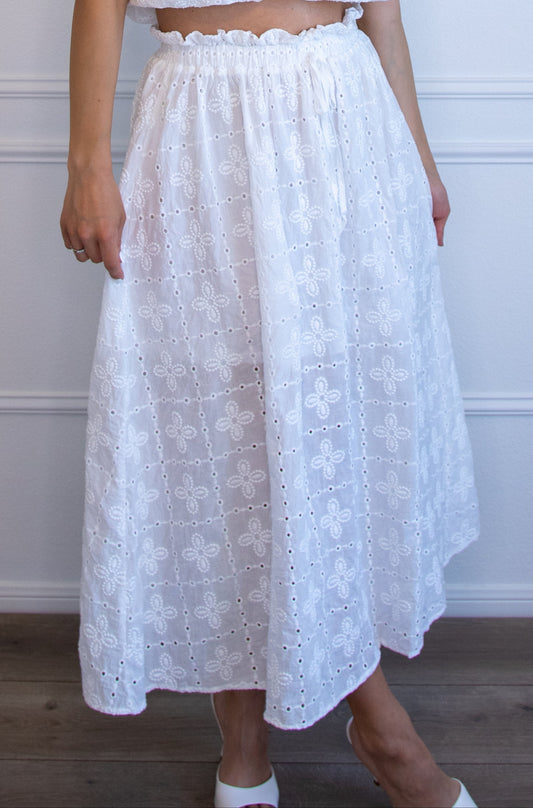 Enchanting Eyelet Skirt