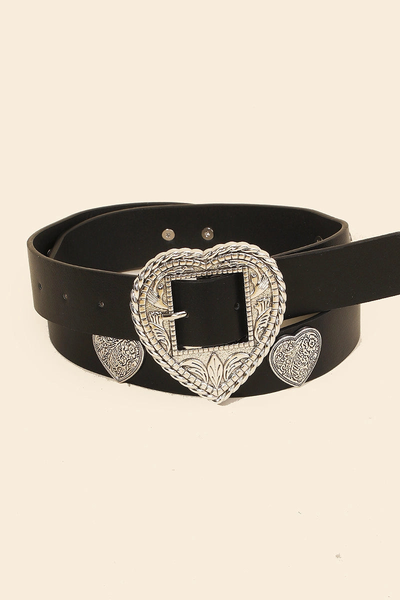 Heart Buckle Belt