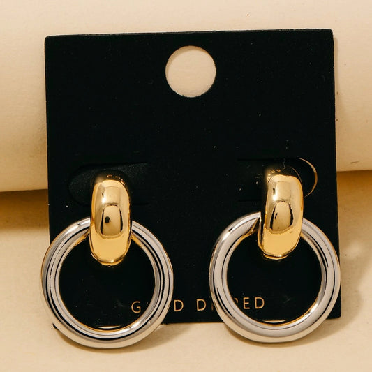 Silver & Gold Earrings