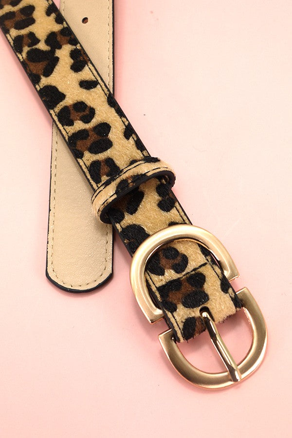 Leopard belt